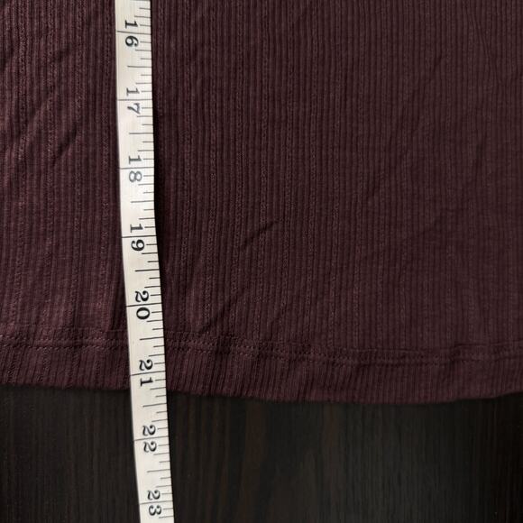 Free People Intimately Top Womens XL Only You Long Sleeve Lace Ribbed Layer NEW - Picture 8 of 9